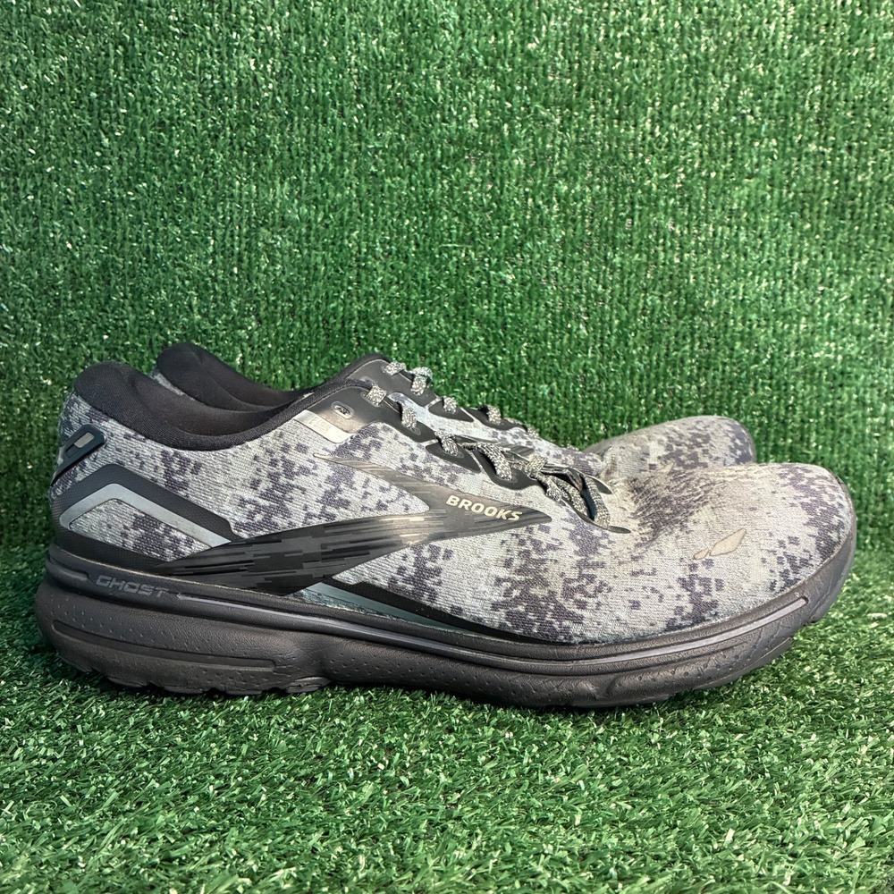 Brooks Ghost 15 Digital Camo DNA Loft V2 Cushion Running Shoes Grey Mens Size 13